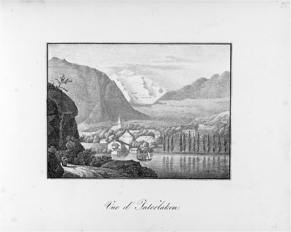 CH-NB-79 vues de la région du Mont-Blanc et de la Suisse-19500-page049