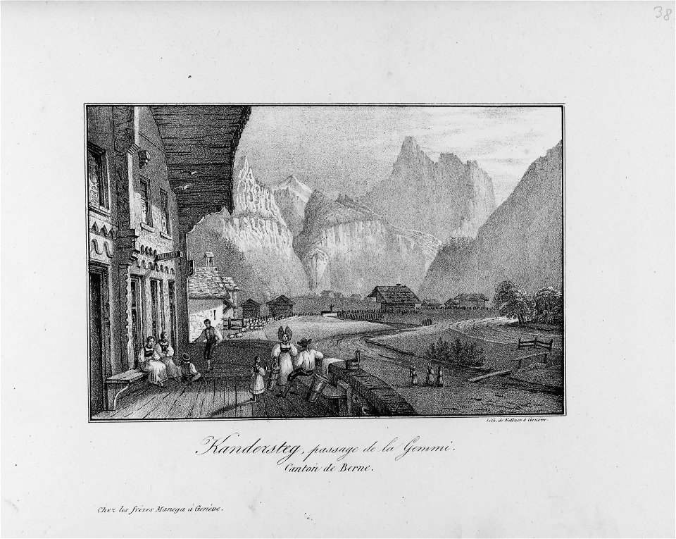 CH-NB-79 vues de la région du Mont-Blanc et de la Suisse-19500-page075
