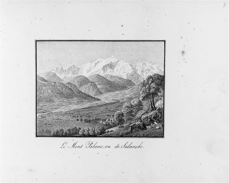 CH-NB-79 vues de la région du Mont-Blanc et de la Suisse-19500-page013