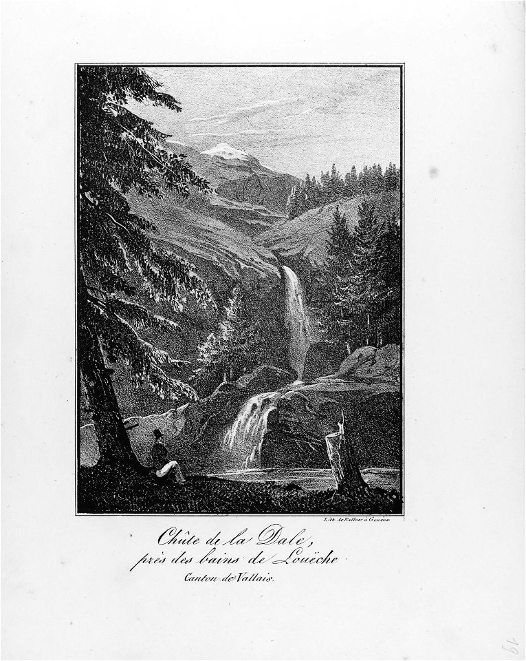 CH-NB-79 vues de la région du Mont-Blanc et de la Suisse-19500-page037