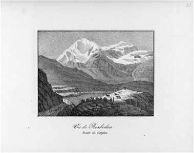 CH-NB-79 vues de la région du Mont-Blanc et de la Suisse-19500-page125