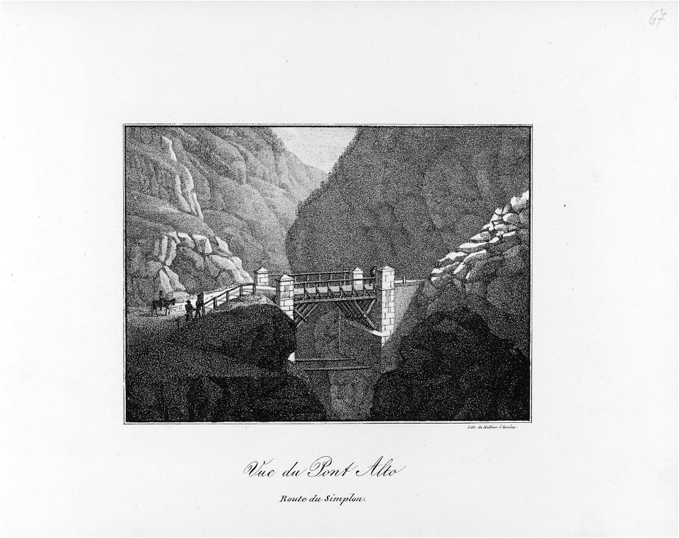 CH-NB-79 vues de la région du Mont-Blanc et de la Suisse-19500-page133