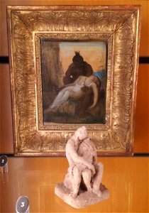 Chactas tenant le corps d'Atala - Franscisque Duret - MBA Lyon inv 2000-5 et 2006-30