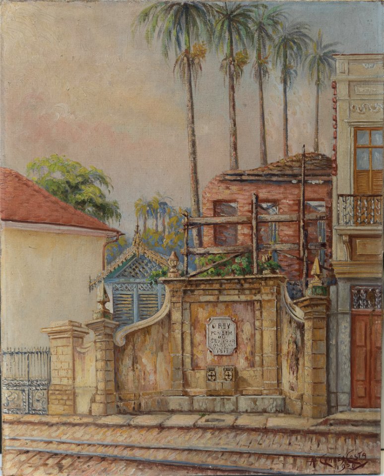 Chafariz da Rua Riachuelo, da coleção Museu Histórico Nacional