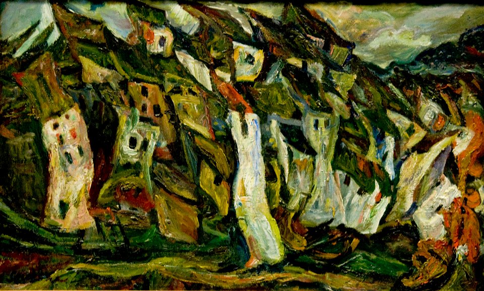Chaim Soutine - Les maisons, 1921