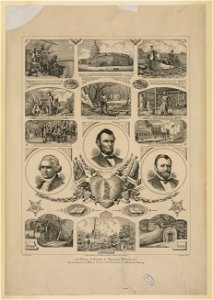 Chain of events in American history - from the discovery of the western continent to the ninth decade of the nineteenth century - Paul Hercher del. ; Leggo Bros. & Co. N.Y. LCCN2006676659