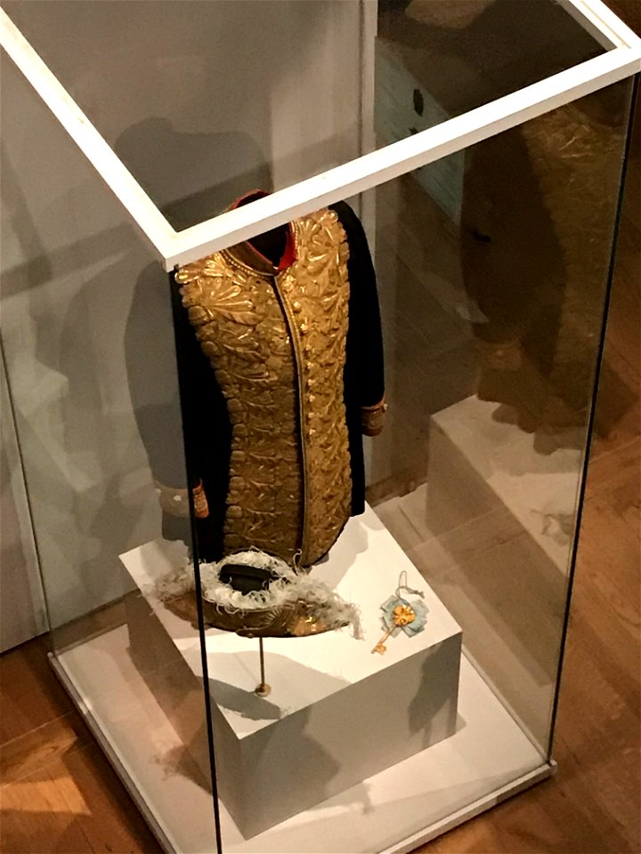 Chamberlain's jacket seen from balcony