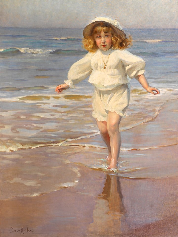 Chabas (Dolores de Pedroso y Sturdza en la playa de Biarritz)