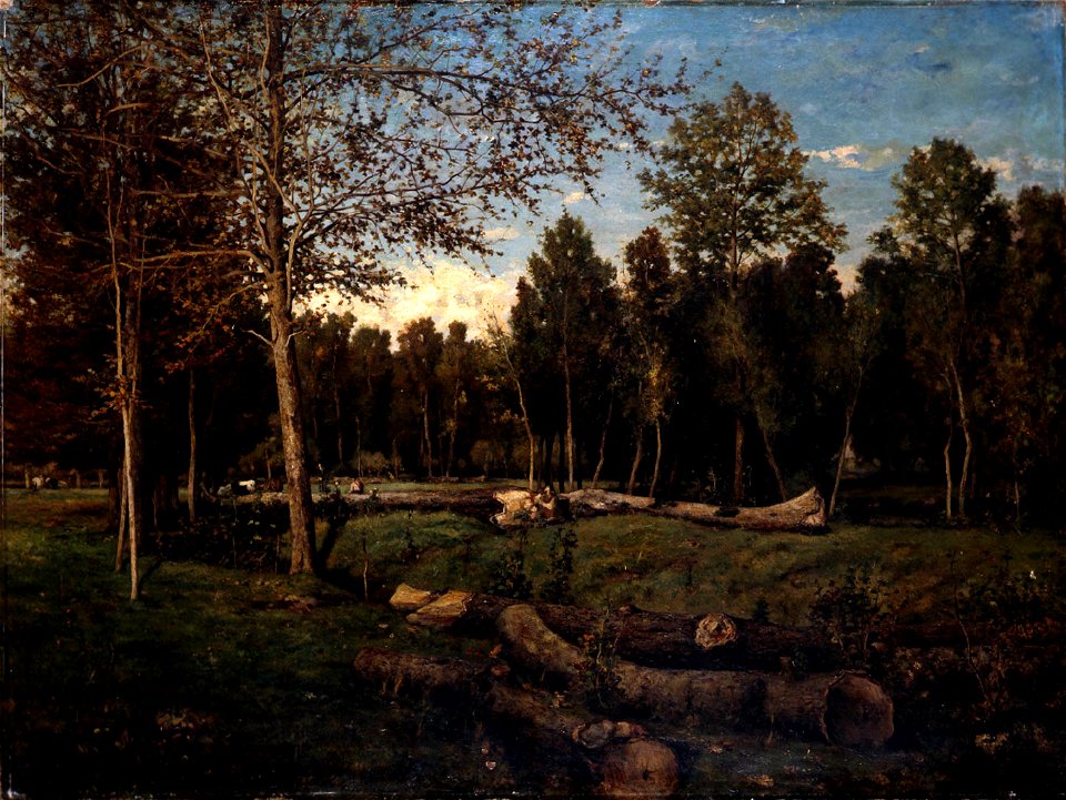 Chabry Léonce - La Prairie ( environ de Bordeaux) (avant 1867)