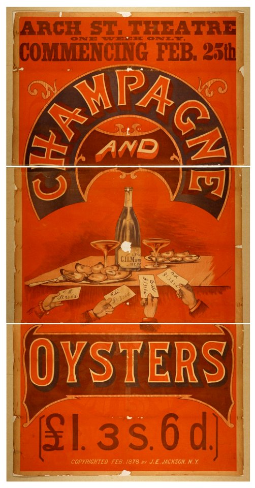 Champagne and oysters LCCN2014637087