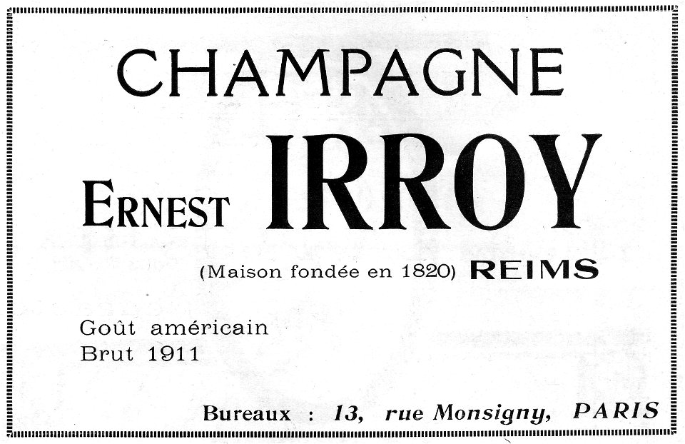 Champagne Irroy-1923