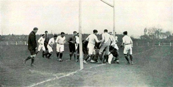 Championnat de France de rugby 1908, le deuxième essai du Stade français (par Jules Icart)