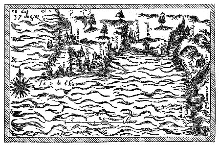 Champlain - Oeuvres de Champlain publiées sous le patronage de l'Université Laval, Tome 1, 1870 - planche - 002