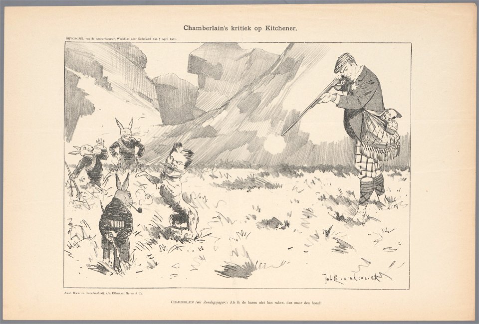 Chamberlain's kritiek op Kitchener, objectnr A 16470