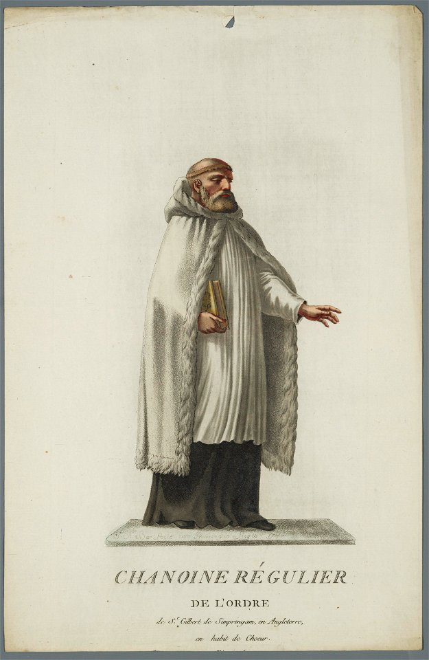 Chanoine régulier de l'ordre de St. Gilbert, objectnr A 16336