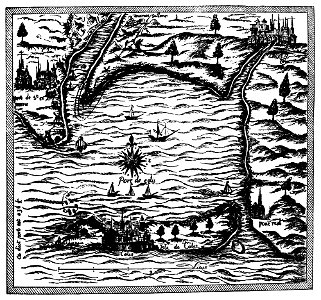 Champlain - Oeuvres de Champlain publiées sous le patronage de l'Université Laval, Tome 1, 1870 - planche - 003