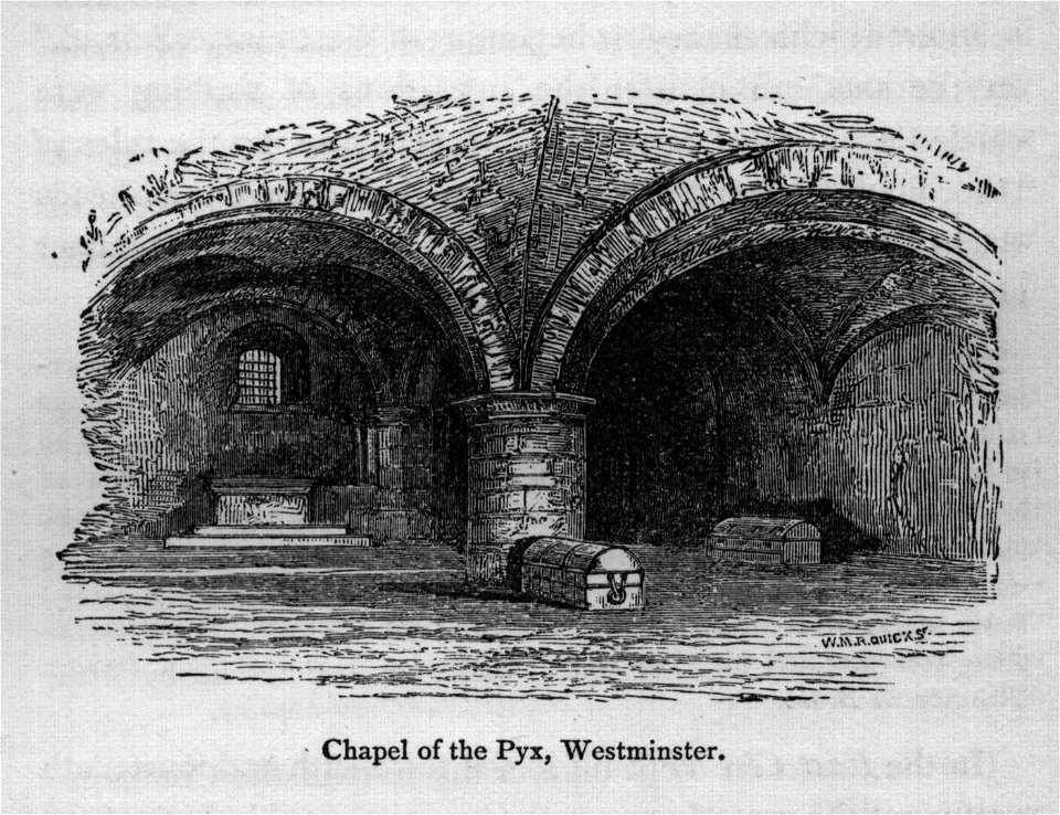 Chapel of the Pyx, Westminster - Walks in London, Augustus Hare, 1878