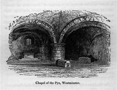 Chapel of the Pyx, Westminster - Walks in London, Augustus Hare, 1878. Free illustration for personal and commercial use.