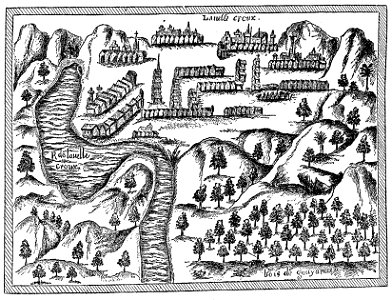 Champlain - Oeuvres de Champlain publiées sous le patronage de l'Université Laval, Tome 1, 1870 - planche - 027