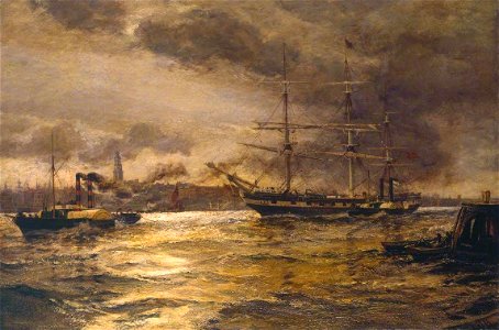 Charles Napier Hemy (1841-1917) - London River - N01946 - National Gallery