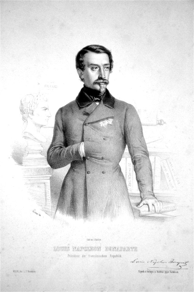 Charles Louis Napoléon Bonaparte Litho