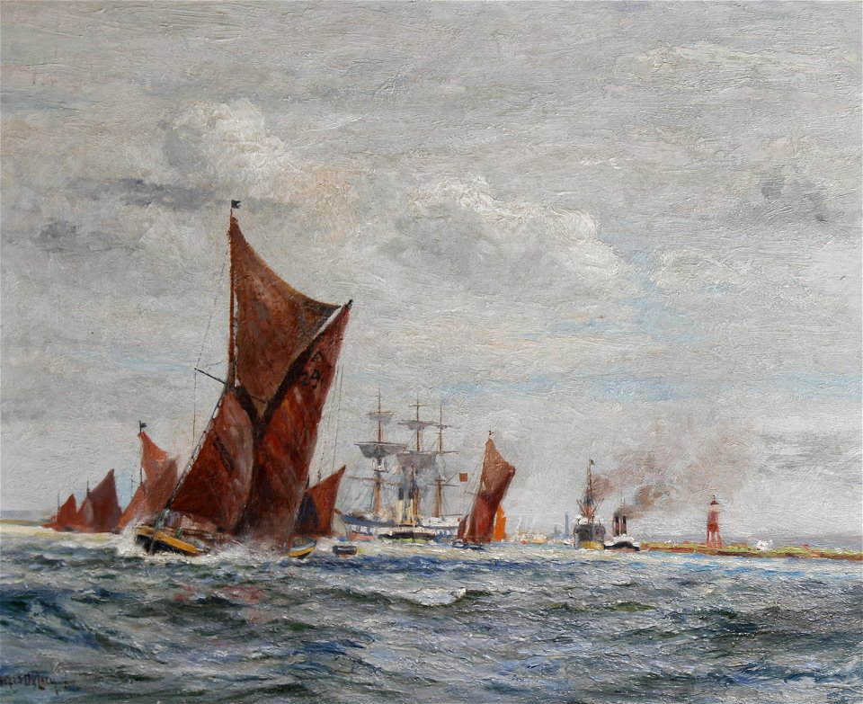 Charles James De Lacy - The Thames, Long Reach