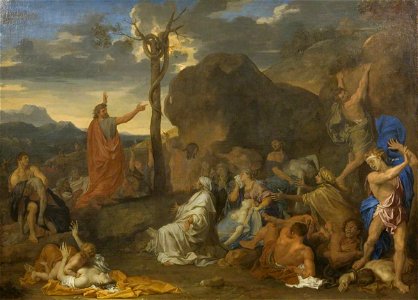 Charles Le Brun (1619-1690) - The Brazen Serpent - K41 - Bristol City Museum and Art Gallery