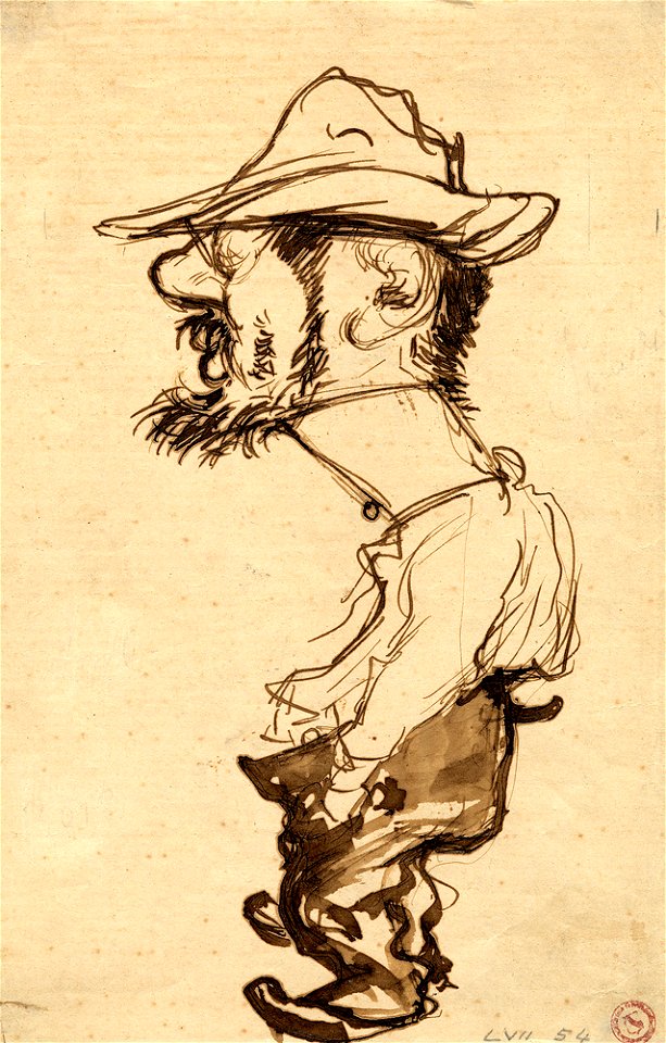 Charles Léandre, Portrait-charge de Toulouse-Lautrec