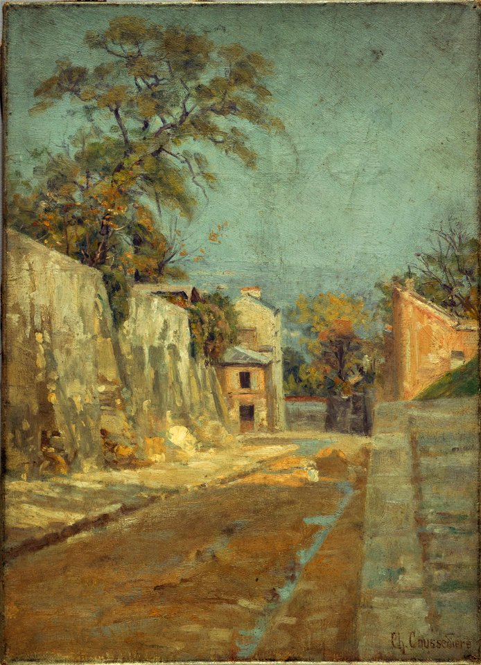 Charles Jean Coussedière - La Rue des Saules à Montmartre - P60 - Musée Carnavalet
