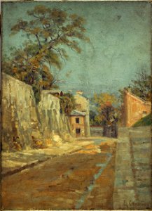 Charles Jean Coussedière - La Rue des Saules à Montmartre - P60 - Musée Carnavalet