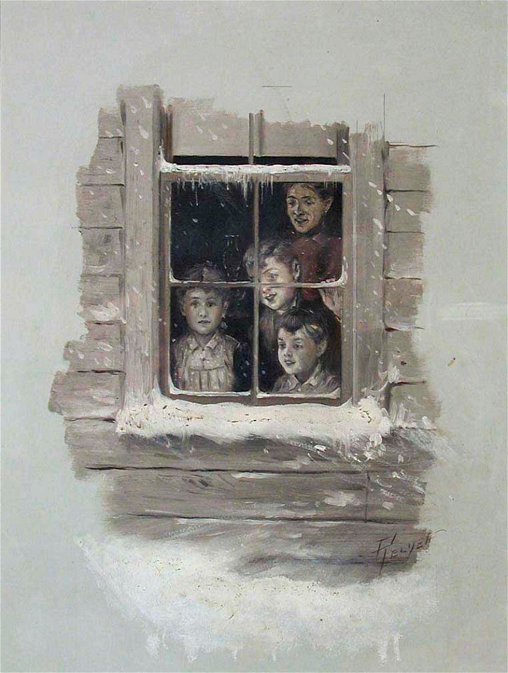 Charles M. Relyea - Illustration for James Whitcomb Riley's A Defective Santa Claus - 1985.127 - Indianapolis Museum of Art