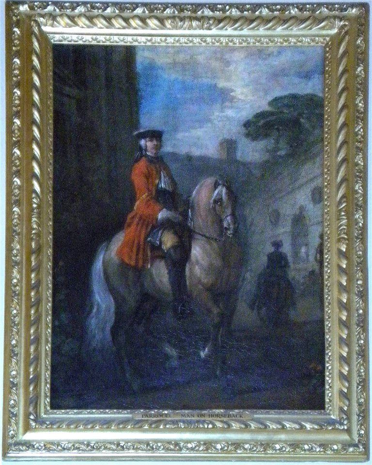 Charles Parrocel (1688-1752) - Portrait of a Horseman - RCIN 400594 - Royal Collection