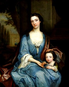 Charles Jervas (c.1675-1739) - The Honourable Catherine Crewe (1682–1745), Lady Harpur, with a Young Child, Probably Her Eldest Son - 290417 - National Trust