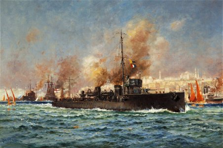 Charles John De Lacey - Destroyer 'Forester' off Constantinople