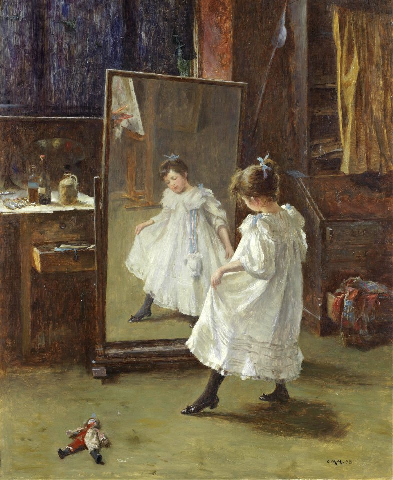 Charles Martin Hardie The studio mirror