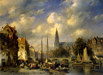 Charles Leickert - Urban Landscape - WGA12640