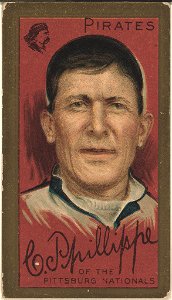 Charles Phillippe, Pittsburgh Pirates, baseball card portrait LCCN2008677409
