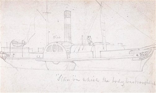 Charles Keene - ‘Star’ on which the body was brought up