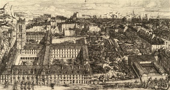 Charles Meryon, College Henri IV, 1863–64 II