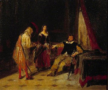 Charles Robert Leslie (1794-1859) - Sketch for 'Twelfth Night', Act I, Scene 3 - N01805 - National Gallery