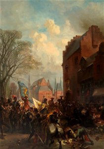Charles Rochussen - Anno 1528. Maarten van Rossum plundert Den Haag - SA 777 - Amsterdam Museum