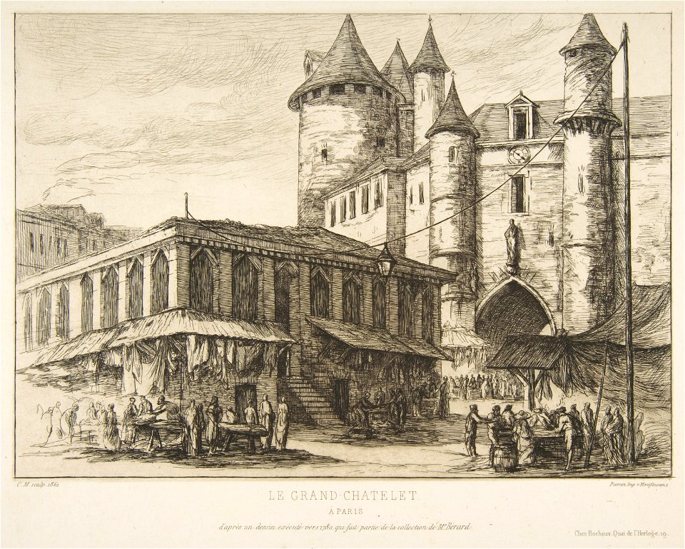 Charles Meryon, Le Grand Châtelet, 1861