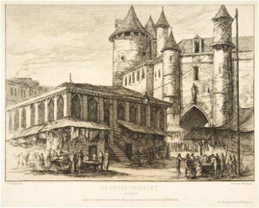 Charles Meryon, Le Grand Châtelet, 1861