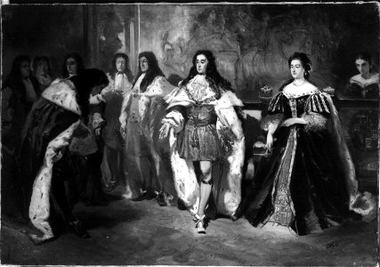 Charles Rochussen - Anno 1691. Godard van Rheede wordt tot graaf van Athlone verheven - SA 4975 - Amsterdam Museum