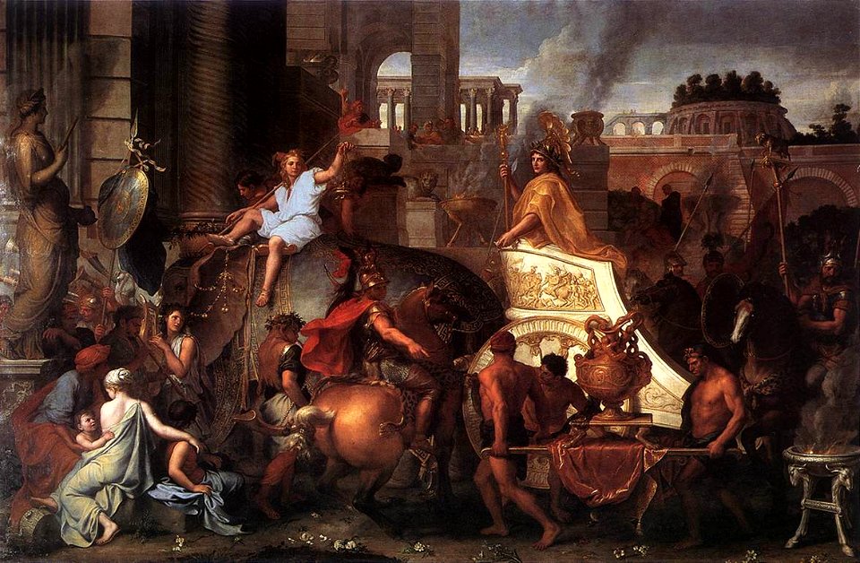 Charles Le Brun - Entry of Alexander into Babylon - WGA12531