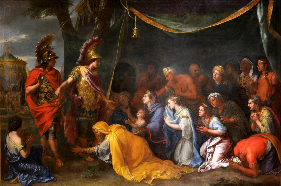 Charles Le Brun - Les reines de Perse aux pieds d'Alexandre dit aussi la tente de Darius - Google Art Project