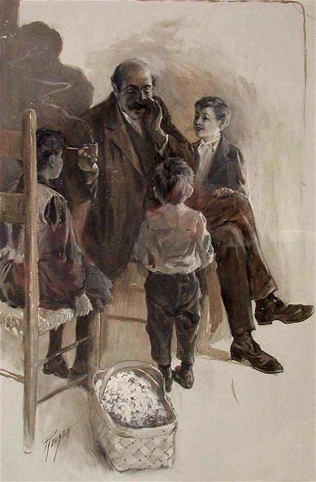 Charles M. Relyea - ILLUSTRATION FOR JAMES WHITCOMB RILEY'S 'A DEFECTIVE SANTA CLAUS' - 1985.124 - Indianapolis Museum of Art