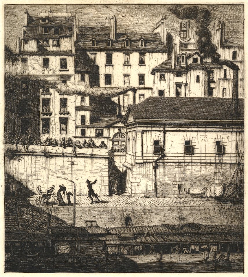 Charles Meryon, The Morgue, 1854