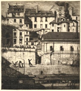 Charles Meryon, The Morgue, 1854