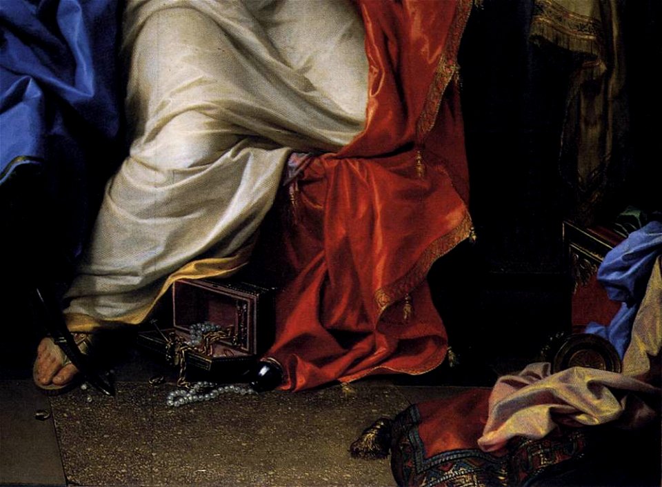 Charles Le Brun - The Repentant Magdalen (detail) - WGA12541